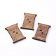 2 -TALADRO botones de costura de madera WOOD-S037-054-1