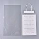 Transparente Bopp-Geschenktüte aus Kunststoff ABAG-F003-01B-2