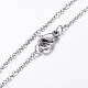 304 Stainless Steel Pendant Necklaces NJEW-G312-05A-3