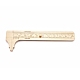 SUPERFINDINGS 2pcs Gauge Brass Vernier Caliper Ruler Measuring Tool Mini Brass Pocket Ruler for Jewellery Measurement 120x38x6mm TOOL-WH0121-45-1