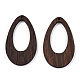 Natural Wenge Wood Pendants WOOD-T023-64-2