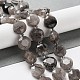 Chapelets de perles en quartz rutile noir naturel G-NH0004-027-2