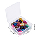 PandaHall 20pcs 10 Colors Cuboid Stone Charms Pendant Natural Gemstone Stone Pendant Agate Beads Healing Crystal Quartz Charms for Necklace Jewelry Making G-GA0001-03-8
