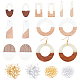 Kits de fabrication de boucles d'oreilles en résine de bricolage olycraft DIY-OC0006-48-2