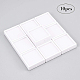 アクリルジュエリーボックス  ビジュアルボックス  正方形  ホワイト  61x61x20mm  レート: 51x51mm CON-WH0074-02A-7
