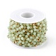 Chaîne de perles rondes en jade naturel teint CHS-C006-01E-3