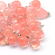 Teardrop Natural & Synthetic Mixed Stone Pendants X-G-Q435-M-2