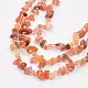 Agate naturelle et perles de rocaille en verre colliers étagés NJEW-K100-05A-2