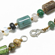 Colliers de perles de pierres précieuses naturelles et synthétiques NJEW-S392-24-2