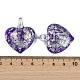 Подвески lampwork FOIL-K003-02F-3