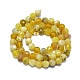 Chapelets de perles en opale jaune naturelle G-G927-26-2