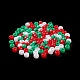 Perline acriliche opache a tema natalizio SACR-Q195-02-4