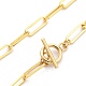 Evil Eye Brass Enamel Pendant Necklaces NJEW-JN03053-04-4