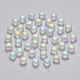 Perlas de vidrio pintado en aerosol transparente GLAA-R211-02-C01-1