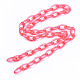 Handmade Transparent ABS Plastic Cable Chains KY-S166-001E-3