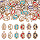 Arricraft 60pcs 6 couleurs alliage strass pendentifs RB-AR0003-13-1