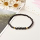 Prier et aimer ensemble de bracelet extensible en perles acryliques pour cadeau BJEW-JB06679-14