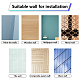 8 hoja 8 estilos pegatinas de pared impermeables de pvc DIY-WH0345-105-4