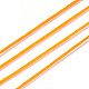 編み込みナイロン糸  ビーズジュエリー作りのための中国結びコードビーズコード  オレンジ  0.5mm  約150ヤード/ロール NWIR-R006-0.5mm-525-5