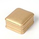 Rectangle en cuir pendentif en plastique collier boîtes à bijoux OBOX-N012-03-1