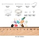 Kit de perles de pierre mélangées pour la fabrication de bijoux à bricoler soi-même DIY-FS0002-23-3
