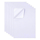 A4両面テープ粘着紙  ペーパークラフトの手作りカードフォトアルバムを梱包するため  ホワイト  29.1x21.05cm AJEW-WH0096-88-2