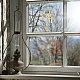 Nuggets als hängende Dekoration für Fenster aus natürlichem Citrin und Glas AJEW-WH0413-18B-4