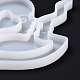 バレンタインデーそれらdiy装飾シリコンモールド  レジン型  UVレジン用  エポキシ樹脂ジュエリー作り  人間  ホワイト  211x155x9mm DIY-I081-08-3