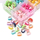 200 Stück 10 Farben handgefertigte Polymer Clay Perlen CLAY-YW0001-67-2