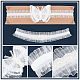 Elastische Brautstrumpfbänder aus Polyesterspitze DIY-WH0308-148A-4