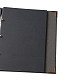 DIY ハードカバー紙スクラップ ブック フォト アルバム  黒の内紙付き  直腸  ブラック  26.5x21x4.2cm  30枚/本 DIY-A036-06A-3