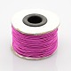 Elastic Round Jewelry Beading Cords Nylon Threads NWIR-L003-C-06-2
