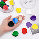 CHGCRAFT® 70Pcs 7 Colors ABS Dart Flights Wholesale for Steel Tip Dart and Soft Tip Darts FIND-CA0006-66-3