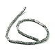 Natürliche grüne Fleck Jaspis Perlen Stränge G-G837-24-2