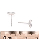 925 Sterling Silver Ear Stud Findings STER-K167-043E-S-3