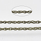 Soldered Brass Coated Iron Rope Chains CH-T002-04AB-1