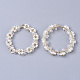 Colgantes de perlas de imitación de plástico abs X-FIND-S306-15E-2