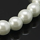 1Strand Glass Pearl Beads Strands X-HY-4D-B01-1