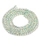 Electroplate Transparent Glass Beads Strands X1-GLAA-H021-01B-FR07-4