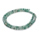 Verde naturale quarzo fragola fili di perline G-H230-30-2