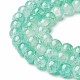 Spray Painted Glass Beads Strands GLAA-A038-C-43-3