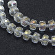 Chapelets de perles en verre électroplaqué EGLA-J141-B-AB01-3