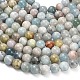 Natürliche Aquamarin Perlen Stränge&nbsp;G-F591-29B-12mm-01-4