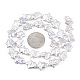 Brins de perles keshi baroques nucléées naturelles PEAR-S020-Z03-4