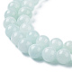 Chapelets de perles en jade jaune naturel G-G598-6mm-YXS-20-5