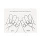 Carte da esposizione per manicure in carta DIY-B062-01A-2