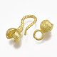 Brass Hook and S-Hook Clasps KK-T040-173B-NF-3