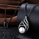 Ожерелье моды латуни кулон NJEW-BB23122-5