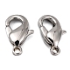 Polished 316 Surgical Stainless Steel Lobster Claw Clasps STAS-R072-23-2