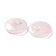 Colgantes naturales de cuarzo rosa G-F708-05G-6